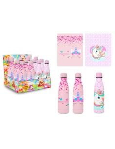 Borraccia termica 500 ML - Caldo/Freddo - Unicorno - Modelli assortiti
