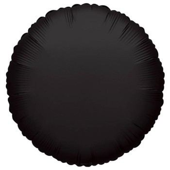Palloncino Mylar 18" Cm. 45 - Rotondo - Nero