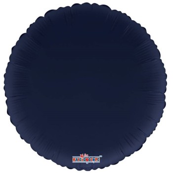 Palloncino Mylar 18" Cm. 45 - Rotondo - Blu navy