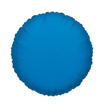 Palloncino mylar 4" - Rotondo - Blu - Confezione 5 pezzi