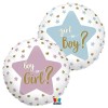 Palloncino mylar tondo Cm. 45 – Boy or Girl? - Gender Reveal