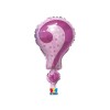 Palloncino mylar sagomato Cm. 22x38 - Punto interrogativo Girl?