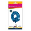 Palloncino mylar 14" Cm. 35 con valvola - Blu - Lettera Q