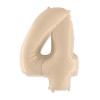 Palloncino Mylar 40" Cm. 101 Rocca - Crema - Numero 4