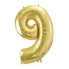 Palloncino Mylar 40" Cm. 101 Rocca - Champagne - Numero 9