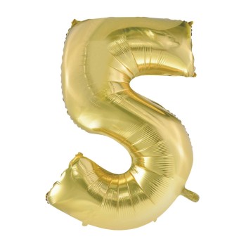 Palloncino Mylar 40" Cm. 101 Rocca - Champagne - Numero 5