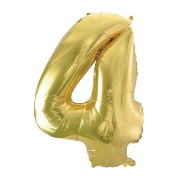 Palloncino Mylar 40" Cm. 101 Rocca - Champagne - Numero 4