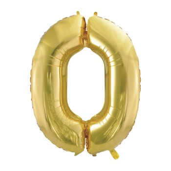 Palloncino Mylar 40" Cm. 101 Rocca - Champagne - Numero 0