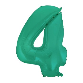 Palloncino Mylar 40" Cm. 101 Rocca - Satin Acquamarina - Numero 4