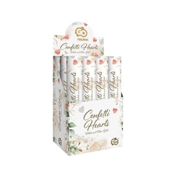 Cannone sparacoriandoli Cm. 30 - Cuori metallizzati 2