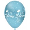 Palloncini lattice 12" Il mio battesimo celeste - Cf. 100 pz