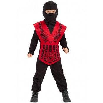 Costume completo «Ninja» – Taglia unica 4-5 Anni