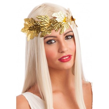 Corona di alloro donna dorata