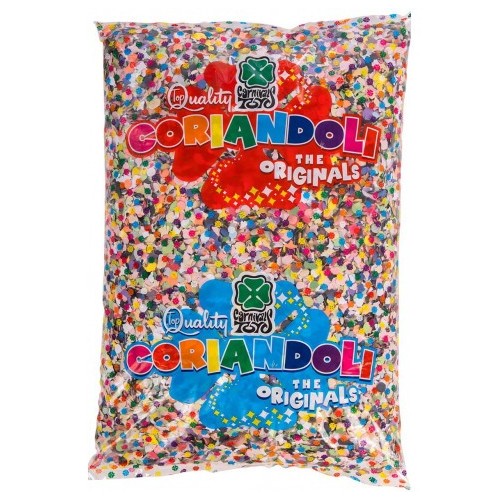 Coriandoli multicolor - Busta 500 grammi