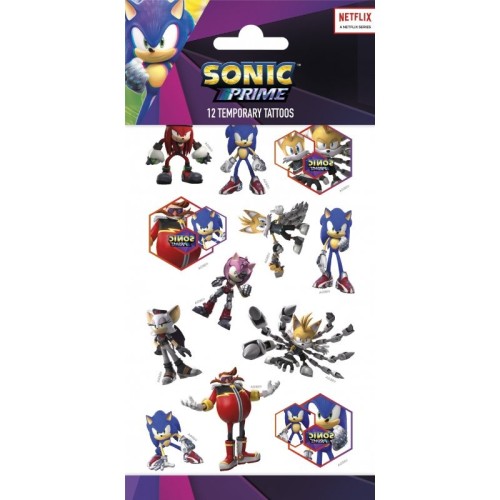 Tatuaggi Sonic in blister