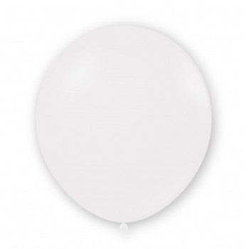 Palloncini lattice monocolore High Quality 5" Cm. 13 Bianco - Blister 100 pezzi