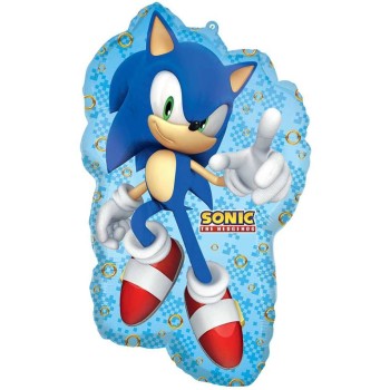 Palloncino mylar Supershape 34" Sonic