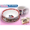 Set colazione ceramica Minnie 3 pezzi
