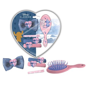 Set accessori per capelli e spazzola Stitch