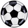 Piatti carta cm. 18 Pallone - Cf. 6 pz