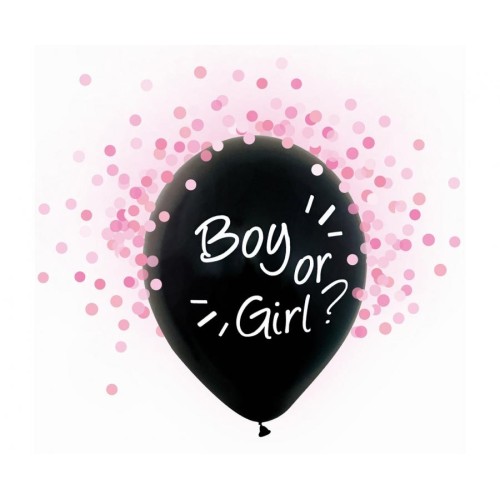Palloncini lattice 12" Boy or Girl con confetti...