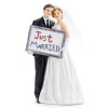 Cake topper resina sposi Cm. 14,5 - Just Married