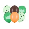 Palloncini in lattice cm. 30 Dinosauro mix - Blister 6 pezzi