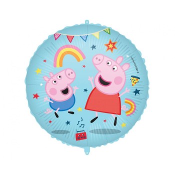 Palloncino mylar 18" Cm. 45 Peppa Pig Mess Play
