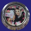 Orologio da parete tondo con neon Audrey