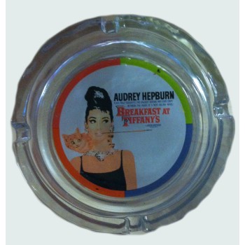 Posacenere tondo cristal Audrey colazione