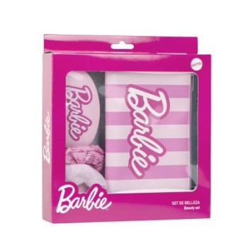 Set regalo con pochette + spazzola + fermacapelli Barbie