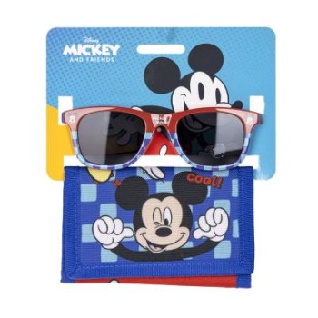 Set occhiali da sole premium e portafoglio strappo -...