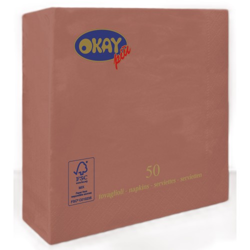 Tovaglioli ovatta 2 veli FSC Cm. 33x33 -...