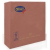 Tovaglioli ovatta 2 veli FSC Cm. 33x33 - Confezione 50 pz - Metal Rosa Gold