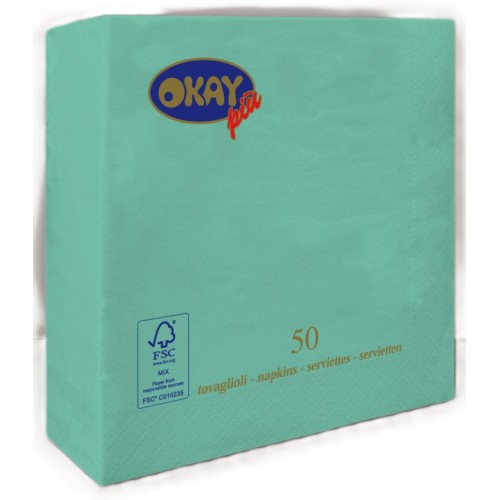 Tovaglioli ovatta 2 veli FSC-ECL Cm. 33x33 -...
