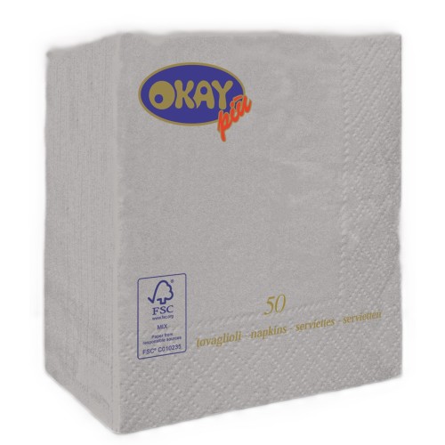 Tovaglioli ovatta 2 veli FSC Cm. 25x25 -...