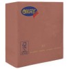 Tovaglioli ovatta 2 veli FSC Cm. 25x25 - Confezione 50 pz - Metal Rosa Gold