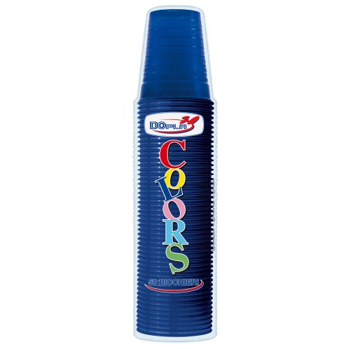 Bicchieri 200 ML plastica Color - Cf. 50 pezzi...