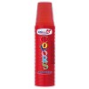 Bicchieri 200 ML plastica Color - Cf. 50 pezzi - Rosso