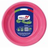 Piatti frutta plastica riutilizzabile Color D170 - Cf. 25 pezzi - Fuxia