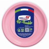 Piatti frutta plastica riutilizzabile Color D170 - Cf. 25 pezzi - Rosa