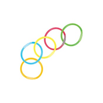 Braccialetto Glow in the dark multicolor - Cf. 15 pezzi