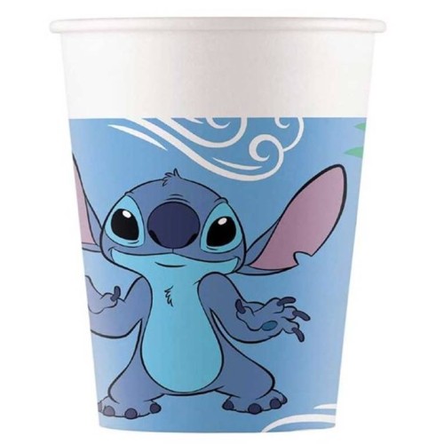 Bicchieri carta 200 ML - Stitch - Cf. 8 pezzi
