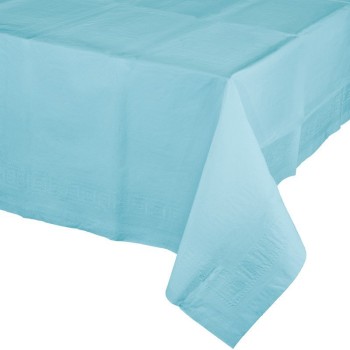 Tovaglia in carta soft Cm. 274x137 - Celeste pastello