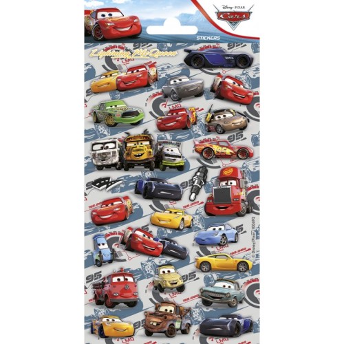 Stickers Cars in blister Cm. 10x20