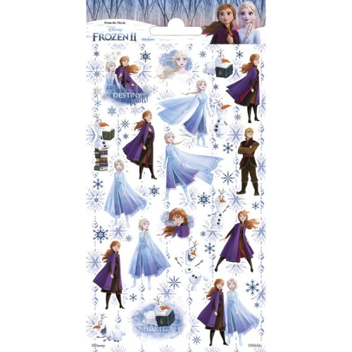 Stickers Frozen II in blister Cm. 10x20