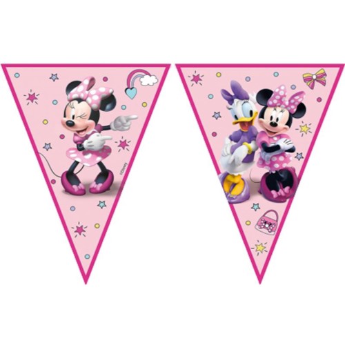 Festone bandierine in carta Minnie