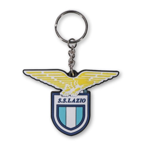 Portachiavi Pvc Gommato Logo Ss Lazio