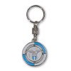 Portachiavi in metallo logo tondo forato SS Lazio