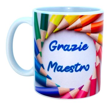 Tazza mug ceramica "La scuola mi ha insegnato tanto ma tu... 2